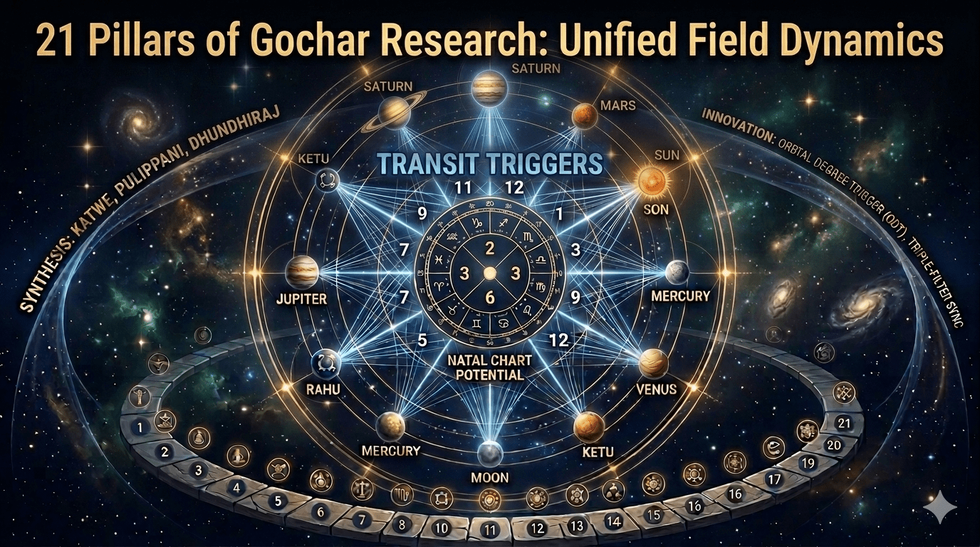 21 pillars of Gochar Research study by Arvindrun Vnjay